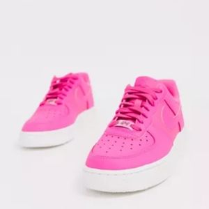 hot pink nike air force ones